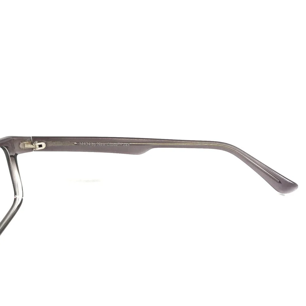 New Globe Eyeglasses Frames M434 SMOKE Gray Rectangle Full Rim 55-17-145
